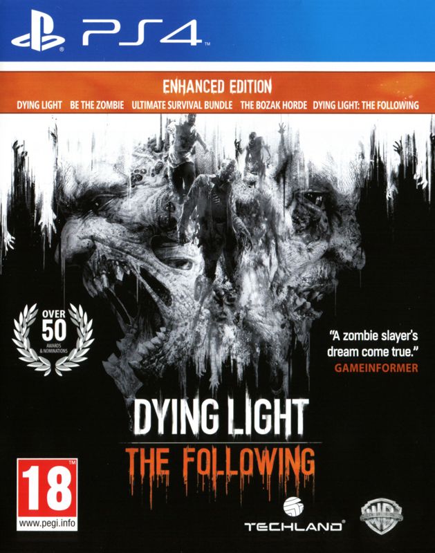 Dying Light: The Following [Enhanced Edition] box art for Playstation 4